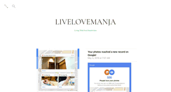 Desktop Screenshot of livelovemanja.com